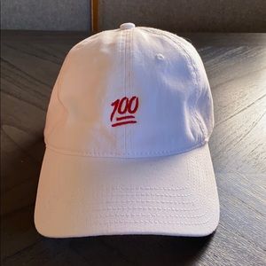 All White 💯 Dad Cap